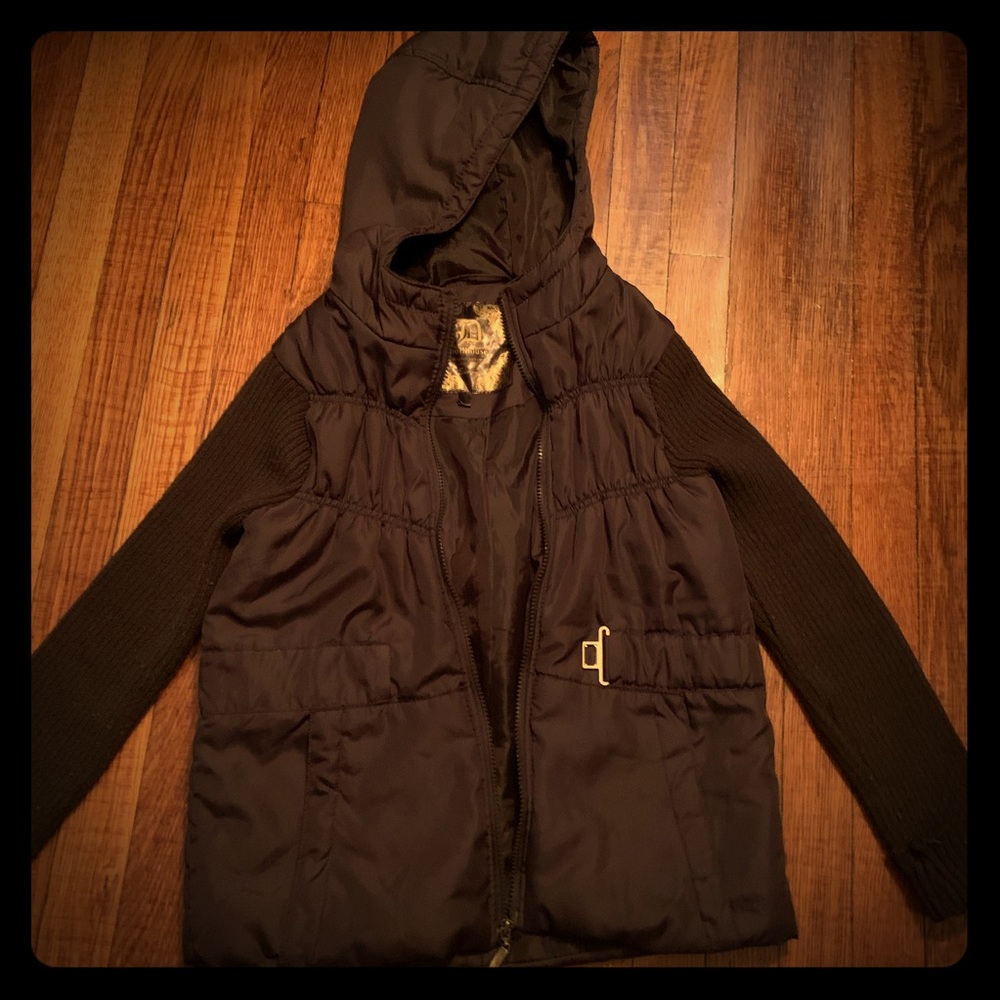 Brown puffy jacket